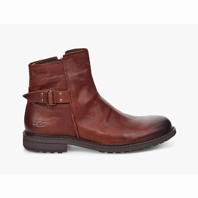 Botas UGG Morrison Pull-On Homem Marrom Escuro | PT-WFAYR